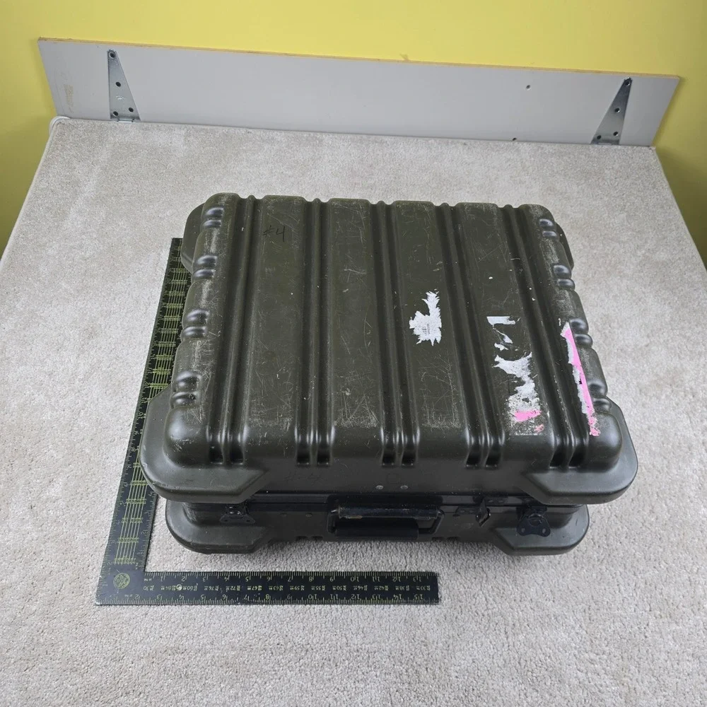Jensen Tool Case Olive Drab Hard Shell Heavy Duty Field Service Kit Case